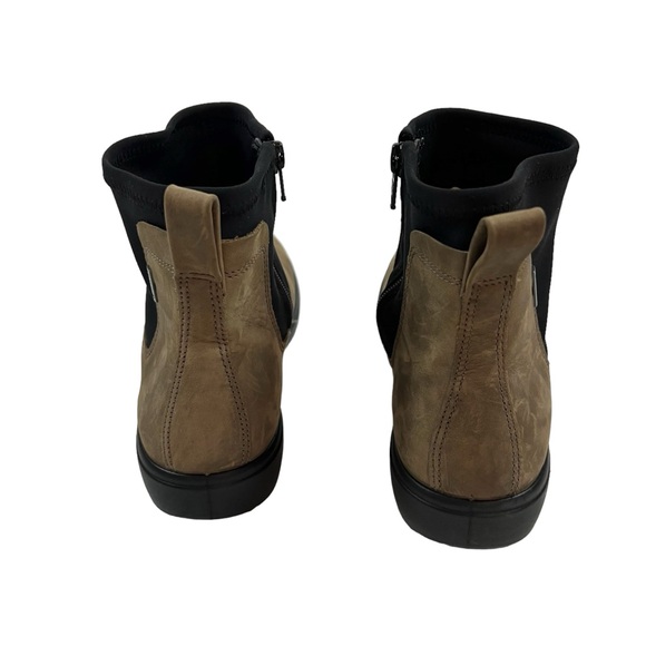 Ecco 10-10.5 Women’s Soft 7 Tred GTX Chelsea Boot Brown/ Black - Picture 10 of 13